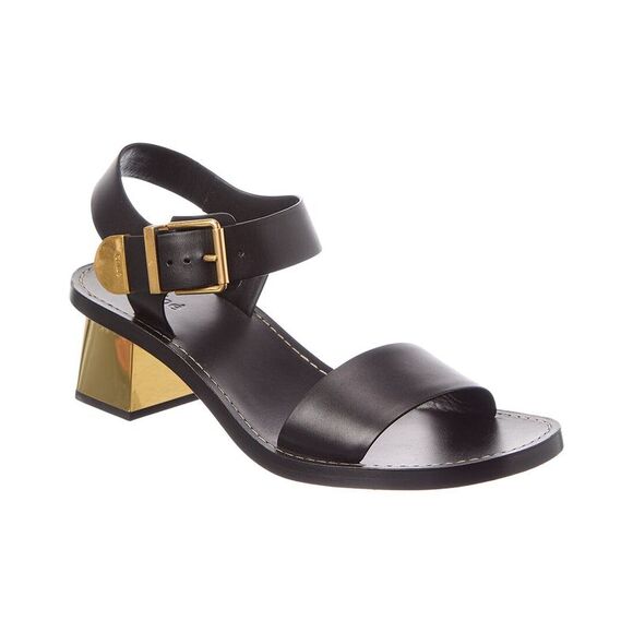 Chloé Shoes - Chloé Rebecca Leather Sandal, Black